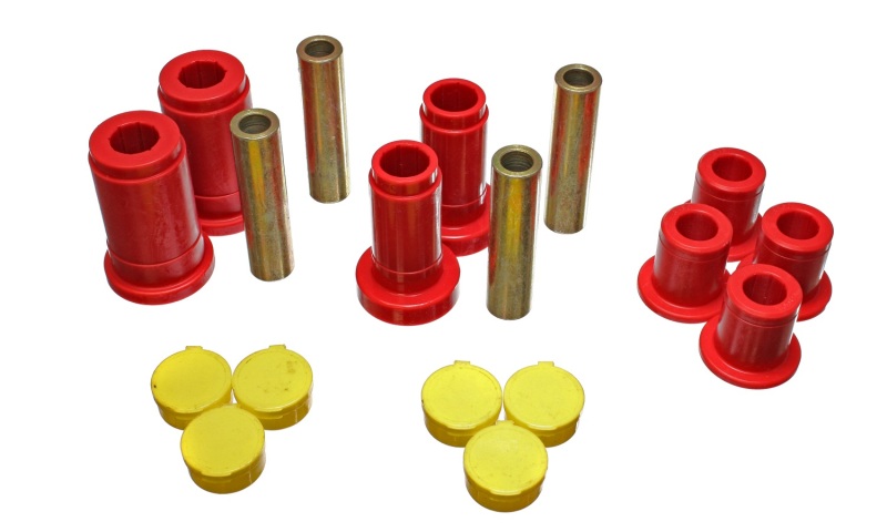 02-05 Dodge Ram 1500 2WD Red Front Control Arm Bushing Set - Click Image to Close