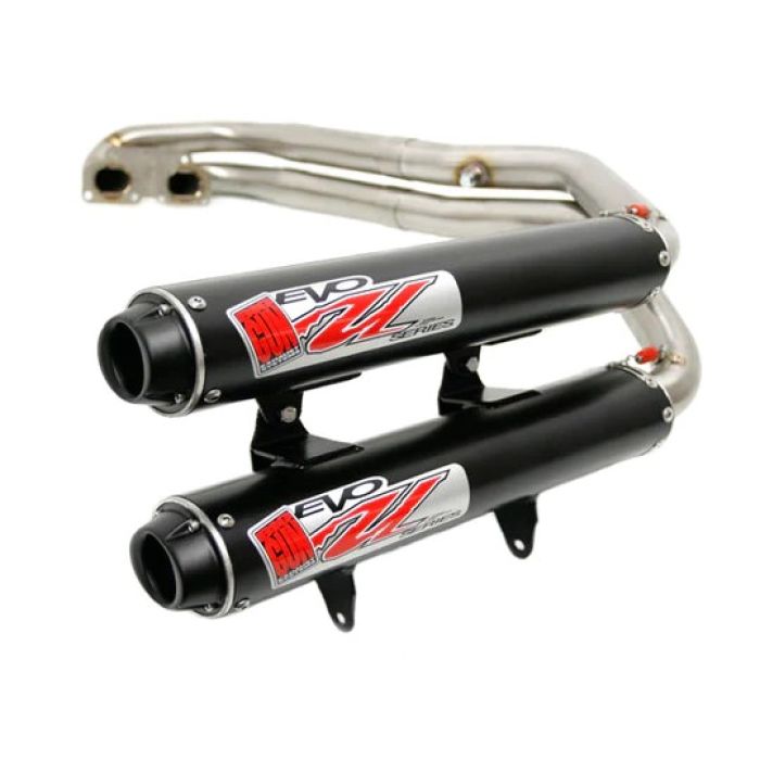 16-23 Polaris GENERAL 1000 EVO U Series Dual Full Syst Exhaust - Click Image to Close