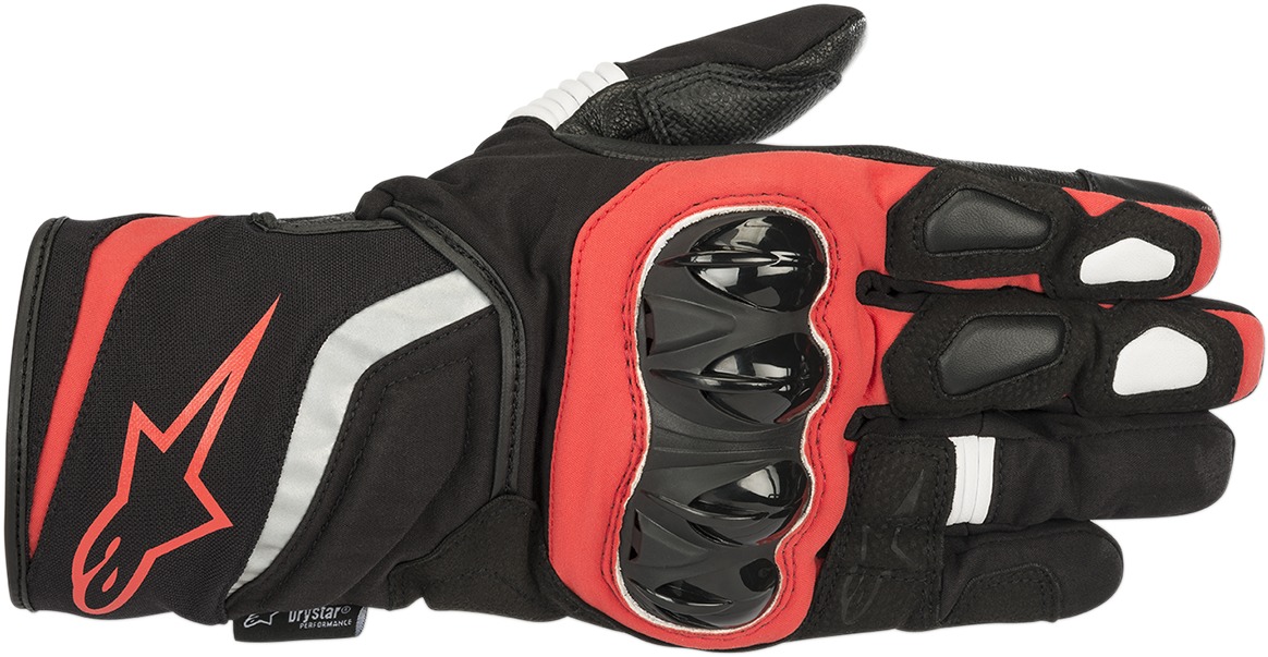 T-SP Drystar Street Riding Gloves Black/Red X-Large - Click Image to Close