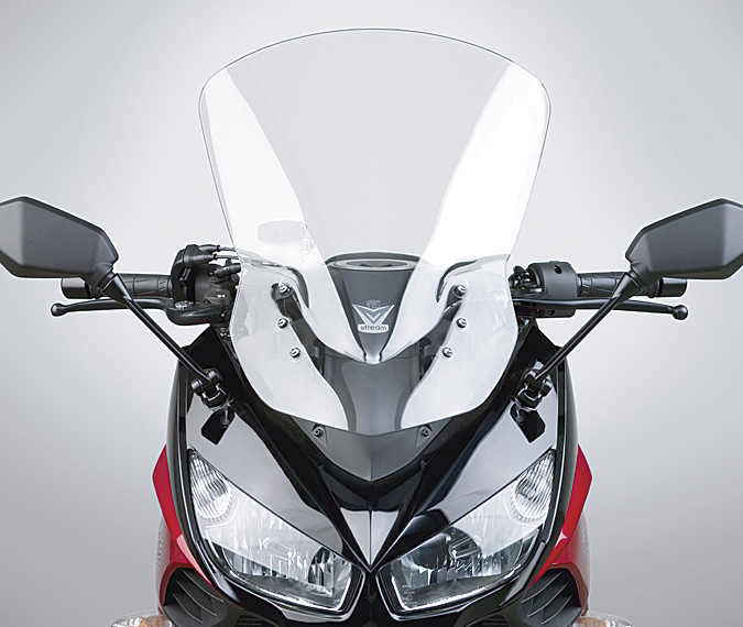 V-Stream Windscreen Clear - For 11-13 Ninja 1000 - Click Image to Close