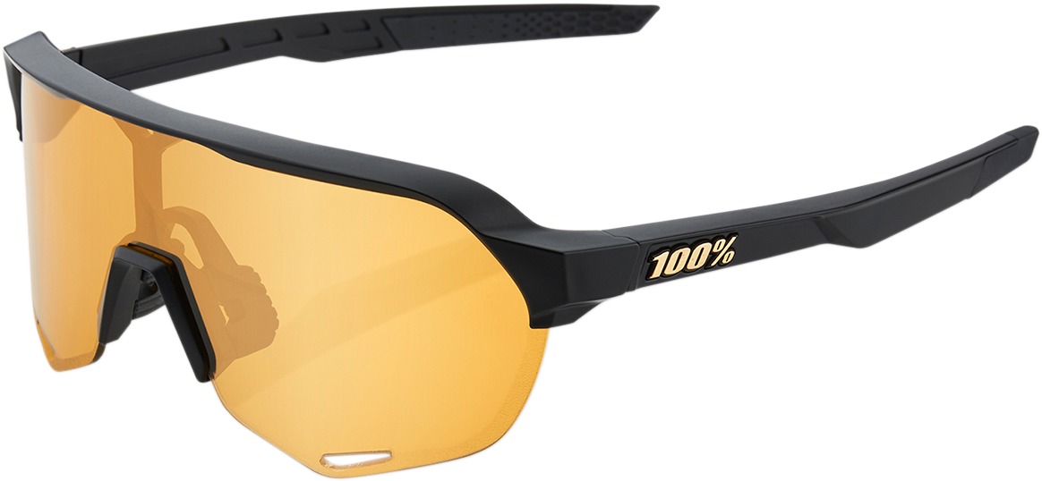 S2 Sunglasses - S2 Sgl Mt Blk Soft Gld Lens - Click Image to Close