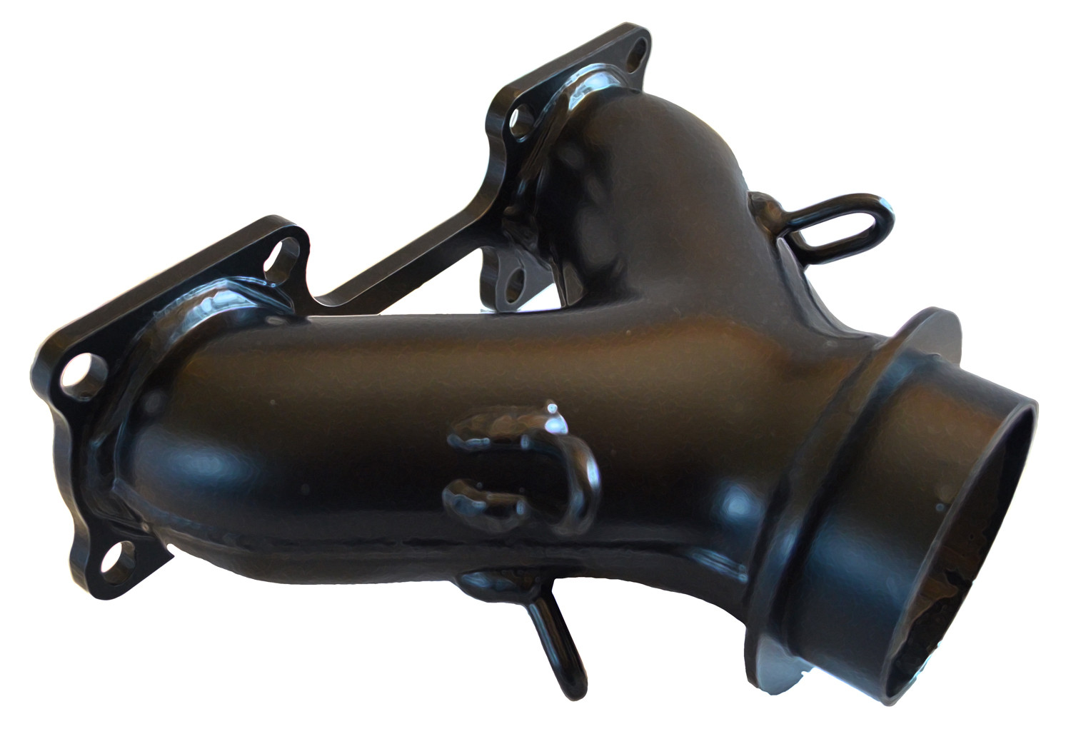 Snowmobile Exhaust Y-Pipe - For 10-11 Arctic Cat F8/M8/CrossFire 8 - Click Image to Close