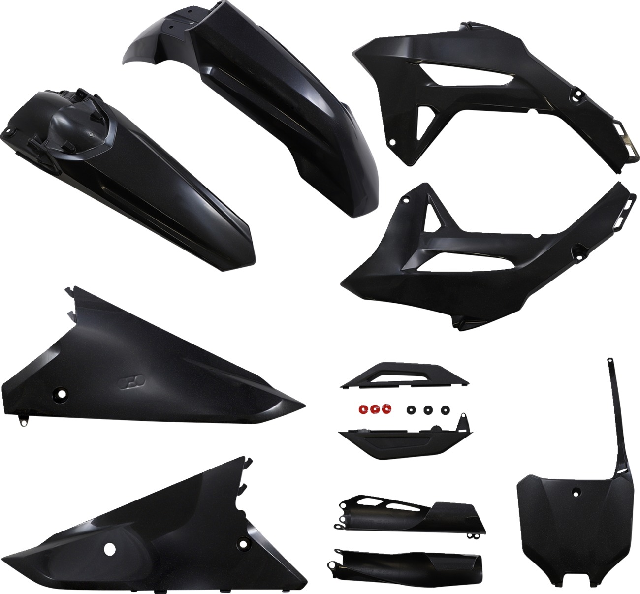 Full Plastic Kits for Honda - Plst Kt Full Blk Metallic - Click Image to Close