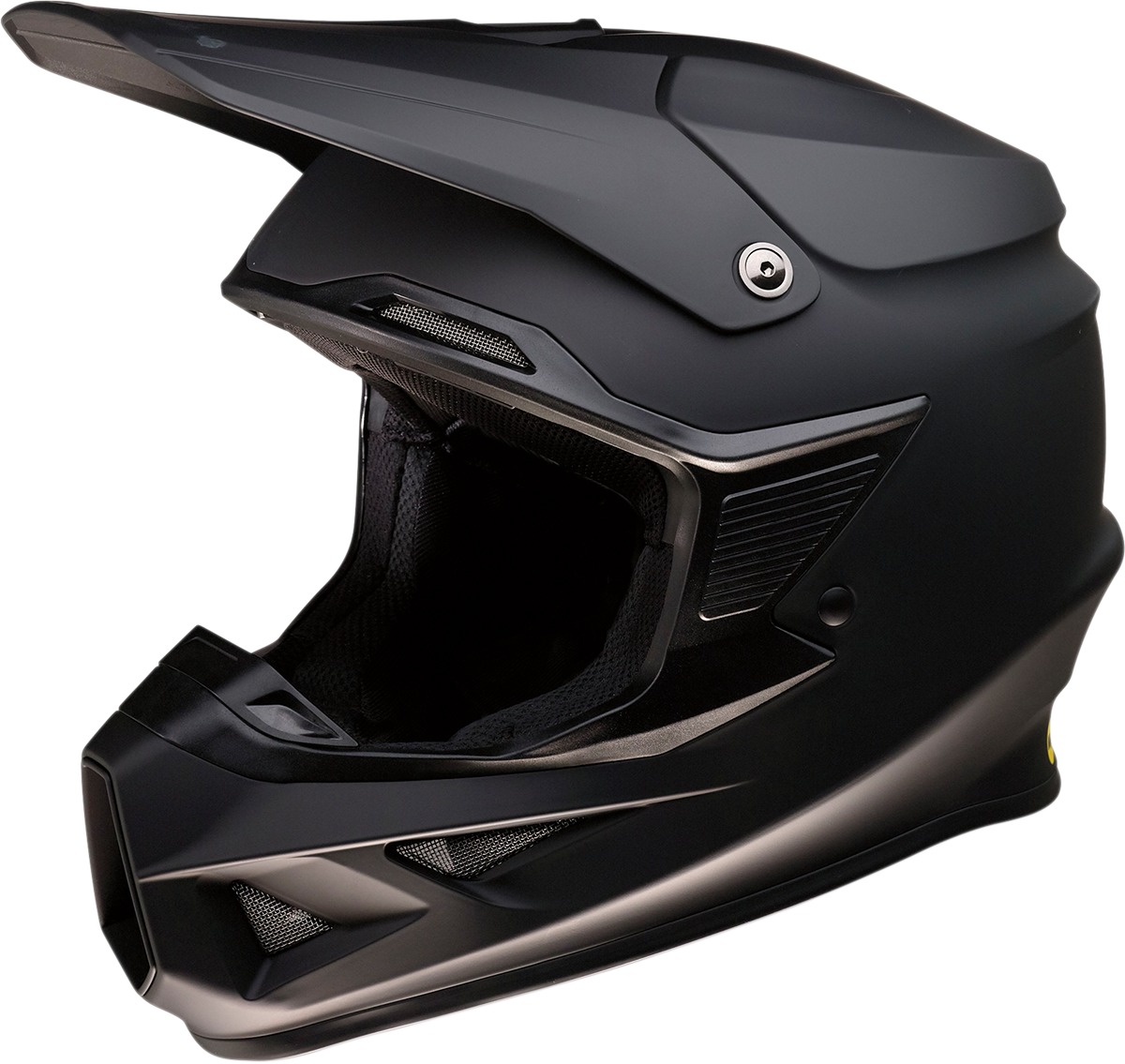 F.I. Solid MIPS Full Face Offroad Helmet Matte Black Small - Click Image to Close