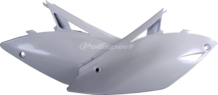 Plastic Side Number Plate - White - For 09-12 KX250F 09-11 KX450F - Click Image to Close