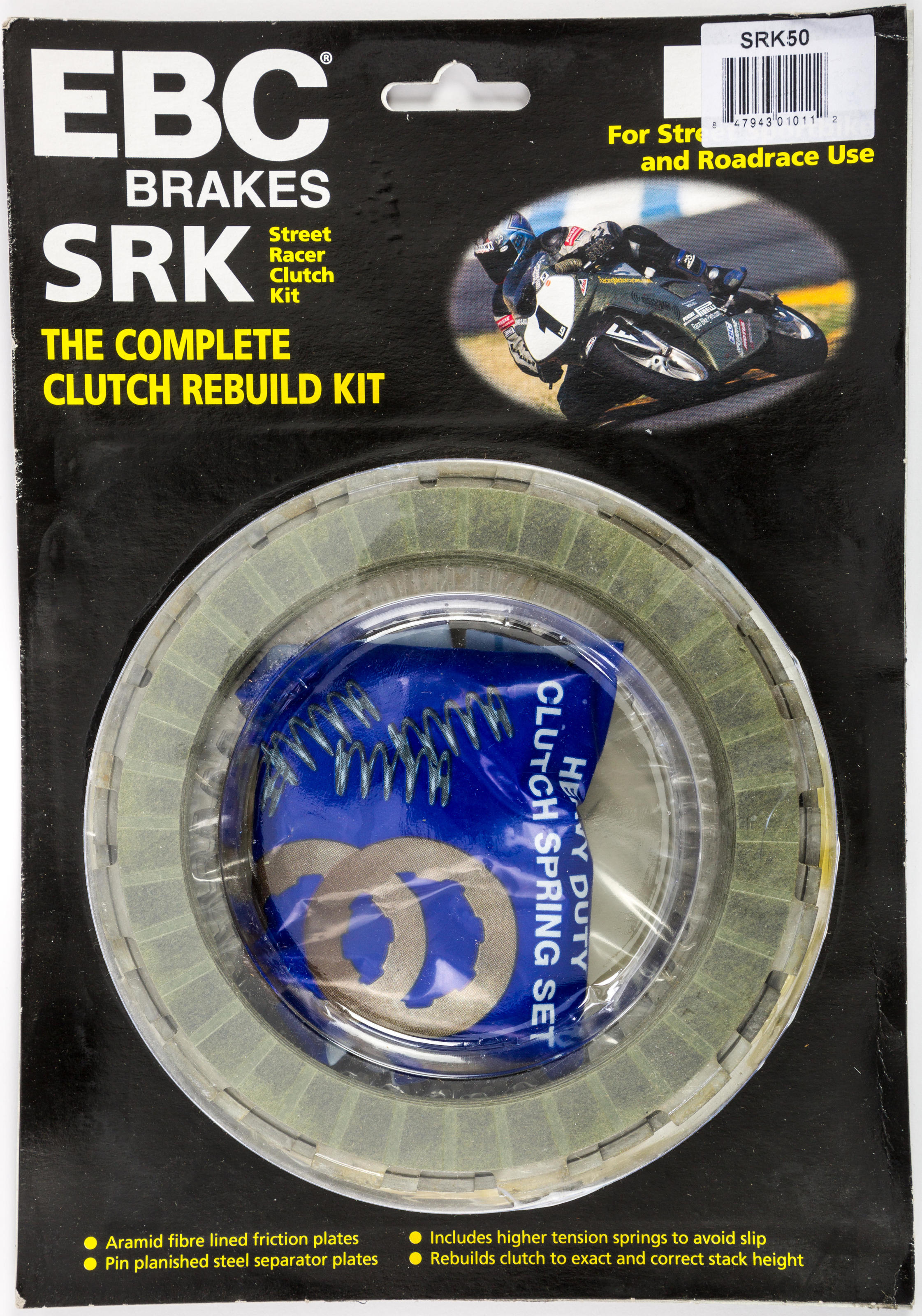 SRK Complete Clutch Kit - Aramid Fiber Friction Plates, Steels, & Springs - Fits 80-84 Suzuki GS1000 & GS1100 Models - Click Image to Close