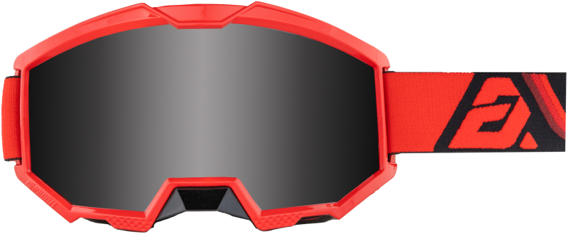 Answer Apex 3 Goggles Red/Black - Youth - Youth goggles with mirrored lens - Click Image to Close