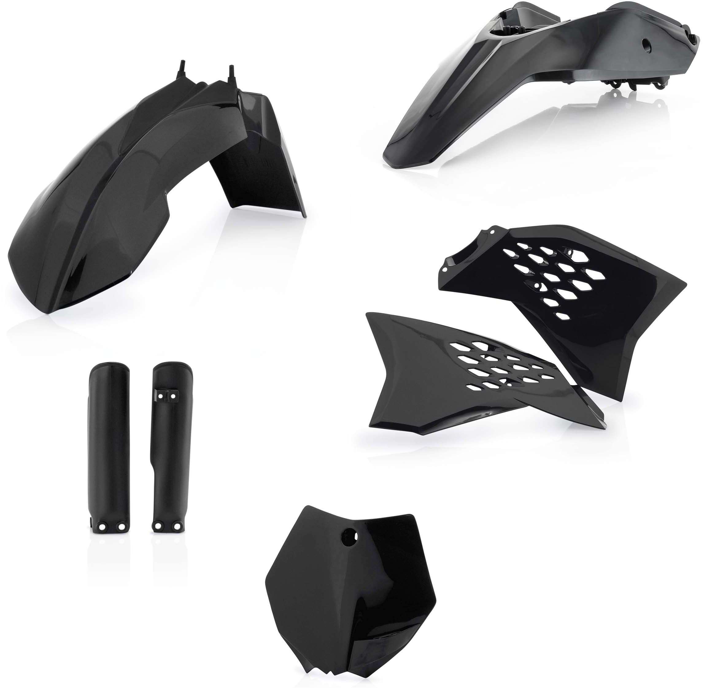 Full Plastic Kit - Black - For 09-11 KTM 65 SX - Click Image to Close