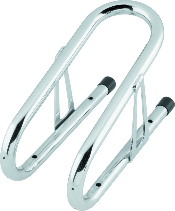 BikeMaster 3-1/2in Wheel Chock Chrome - Click Image to Close