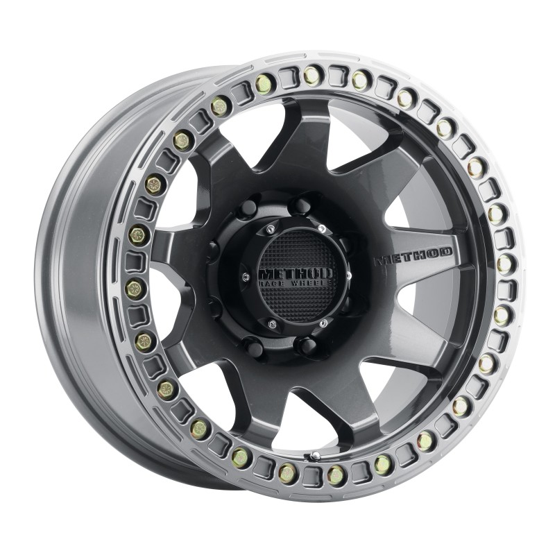 MR108 17x9 -44mm Offset 8x6.5 130.81mm CB Gloss Titanium w/BH-H24125-38 Wheel - Click Image to Close