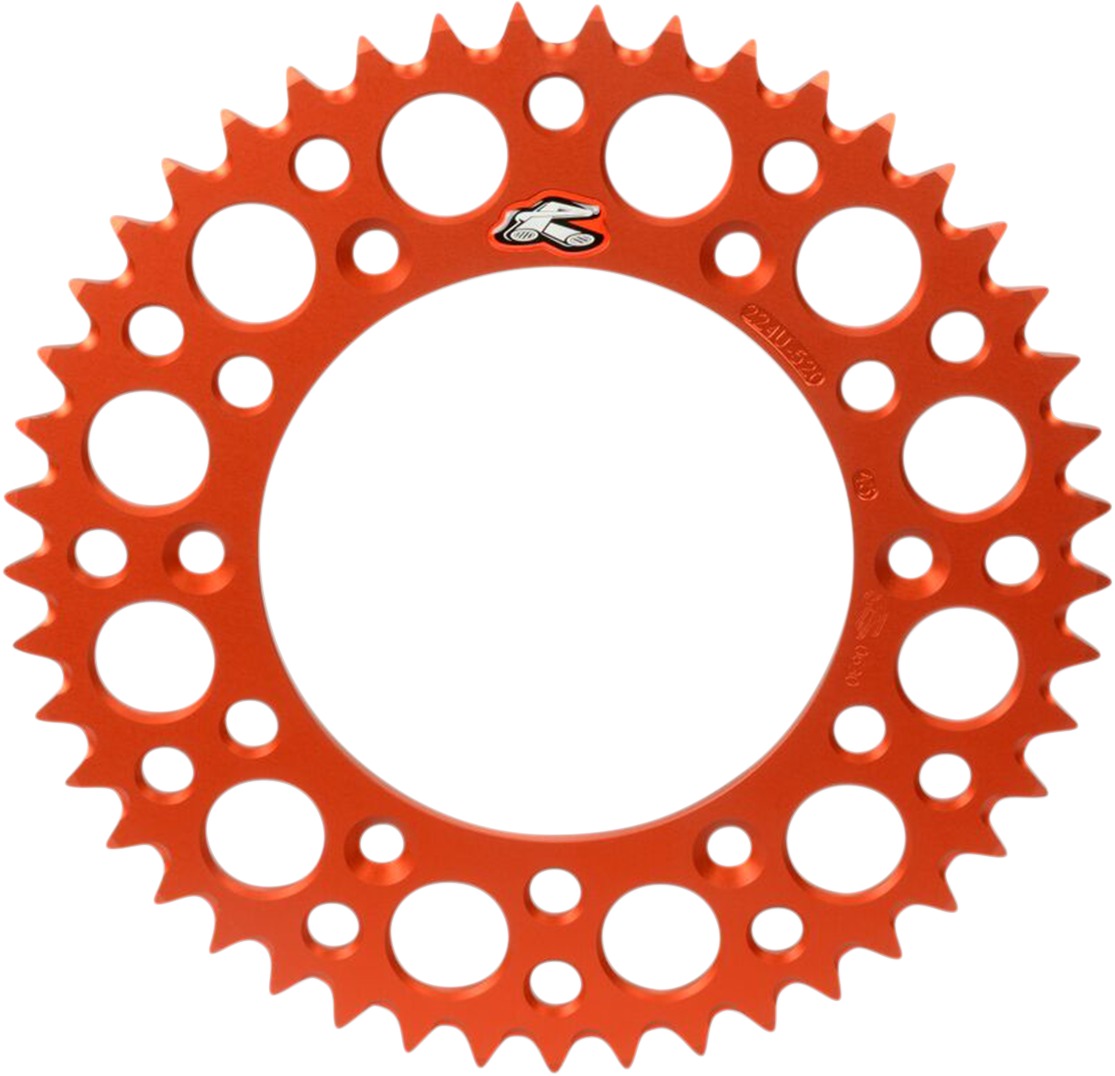 Aluminum Rear Sprocket Twinring 52T Orange - For 88-20 KTM Husqvarna - Click Image to Close