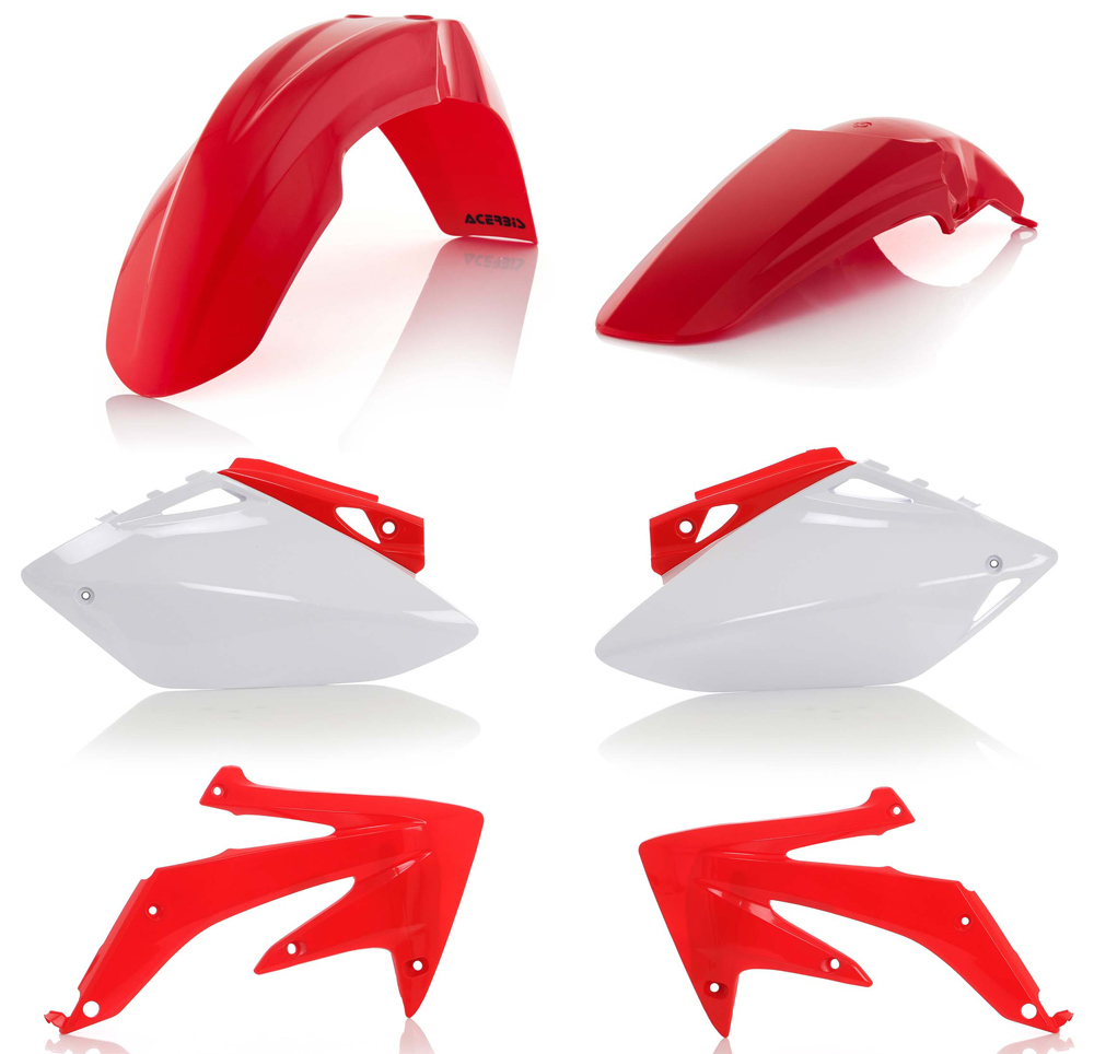 Red Plastic Kit - For 05-06 Honda CRF450R - Click Image to Close