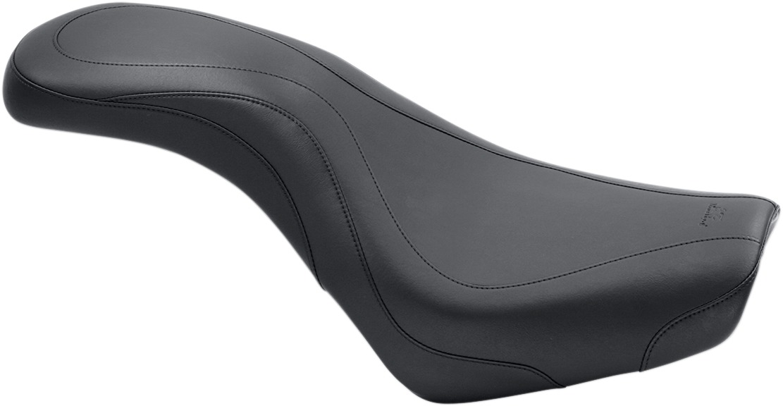 Daytripper Stitched Leather 2-Up Seat - Black - For Honda VT750 Shadow Spirit - Click Image to Close