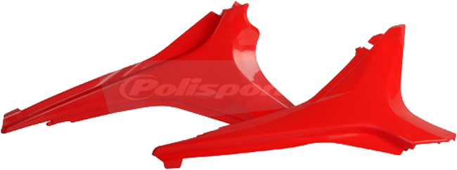 Plastic Side Number Plate - Red - For 09-12 CRF450R 10-13 CRF250R - Click Image to Close