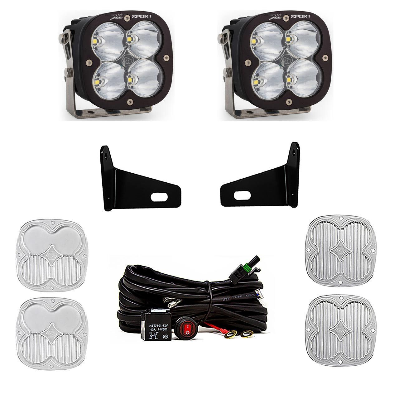 17-19 Can-Am Maverick X3 X ds Turbo R XL Sport A-Pillar Light Kit - Click Image to Close