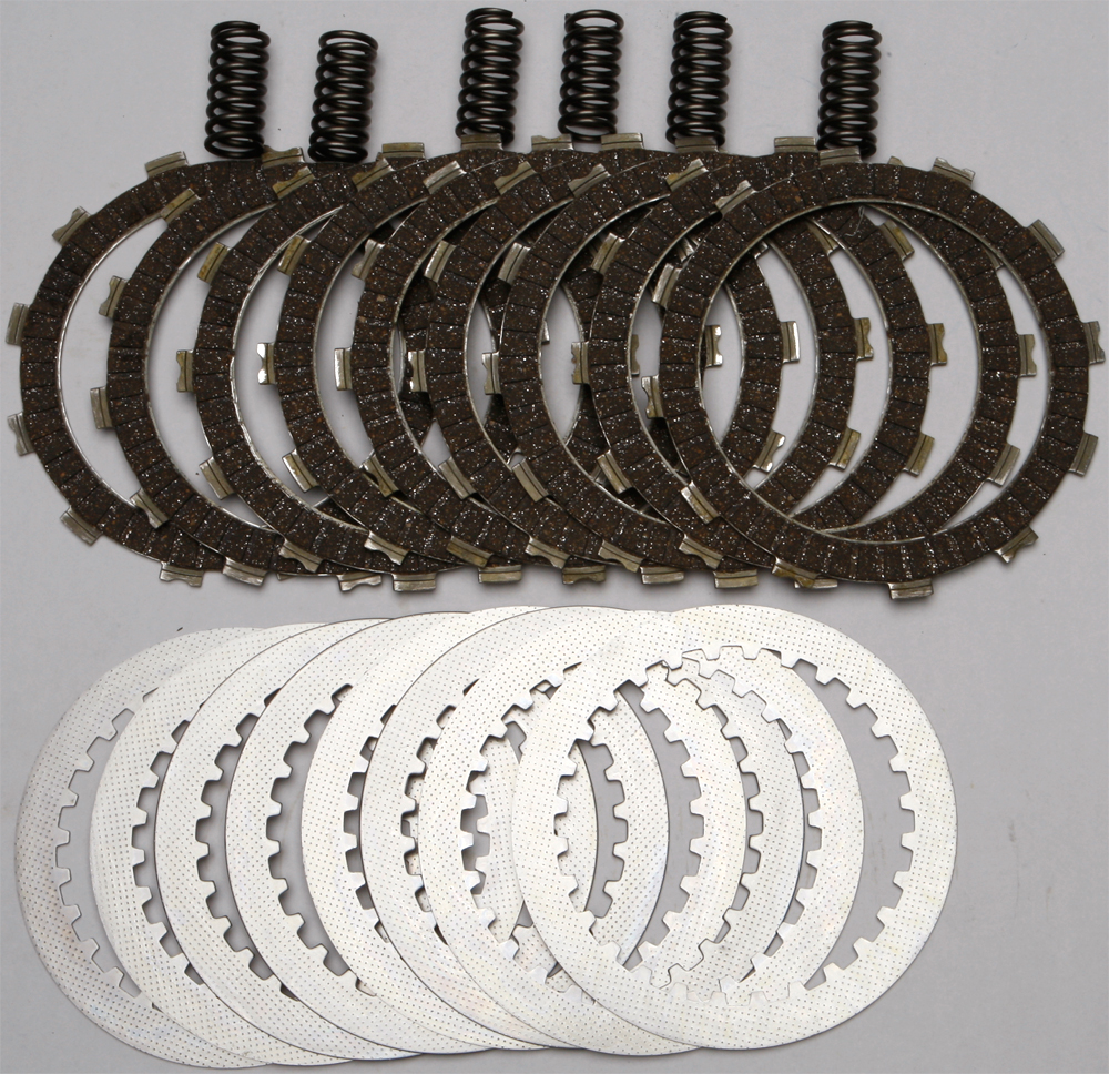 DRC Complete Clutch Kit - Cork CK Plates, Steels, & Springs - CLUTCH PLATES COMPLETE KITS & SPRINGS - Click Image to Close