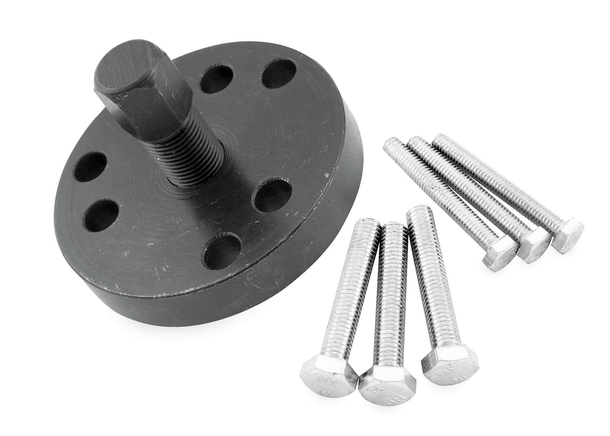 Flywheel Puller - Multi-pattern 6-hole disc, 8mm bolts - replaces Kawasaki 57001-259 - Click Image to Close