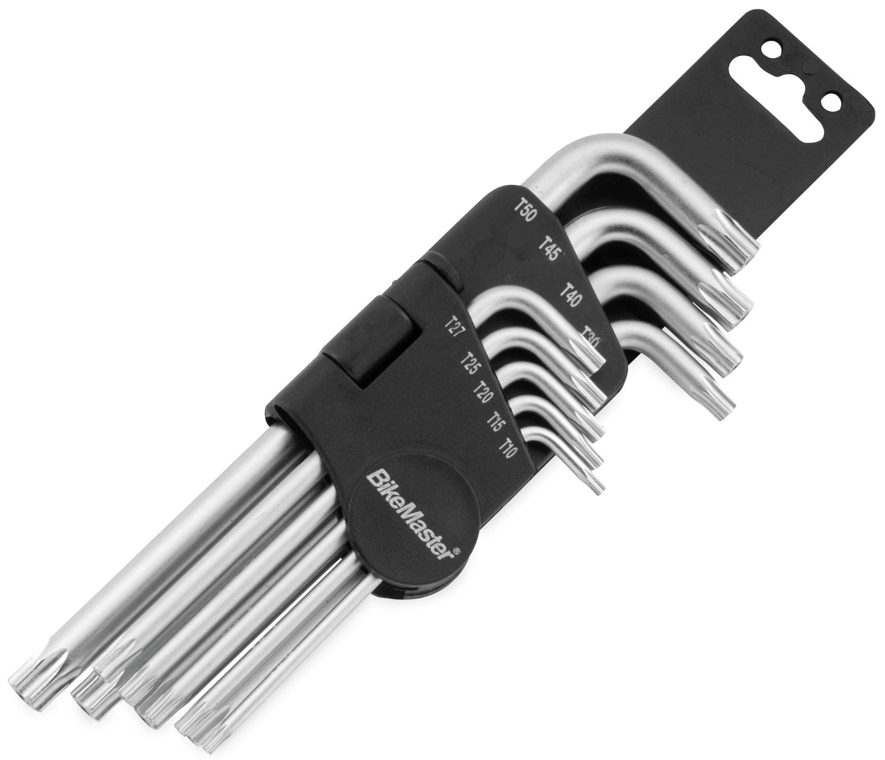 Star Bit L-Wrench Set - S-Torx T15, T20, T25, T27,T30, T40, T45 & T50 - Click Image to Close