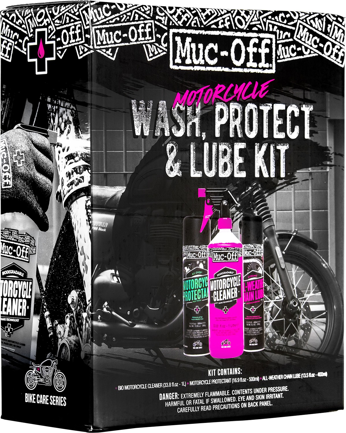 Motorcycle Wash, Protect & Lube Kit - Wash Protect & Lube Kit - Click Image to Close