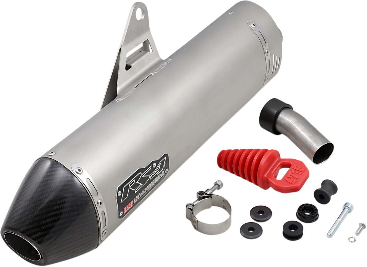 Street RS4 Stainless Steel Slip On Exhaust - For 16-19 Honda Africa Twin - Click Image to Close