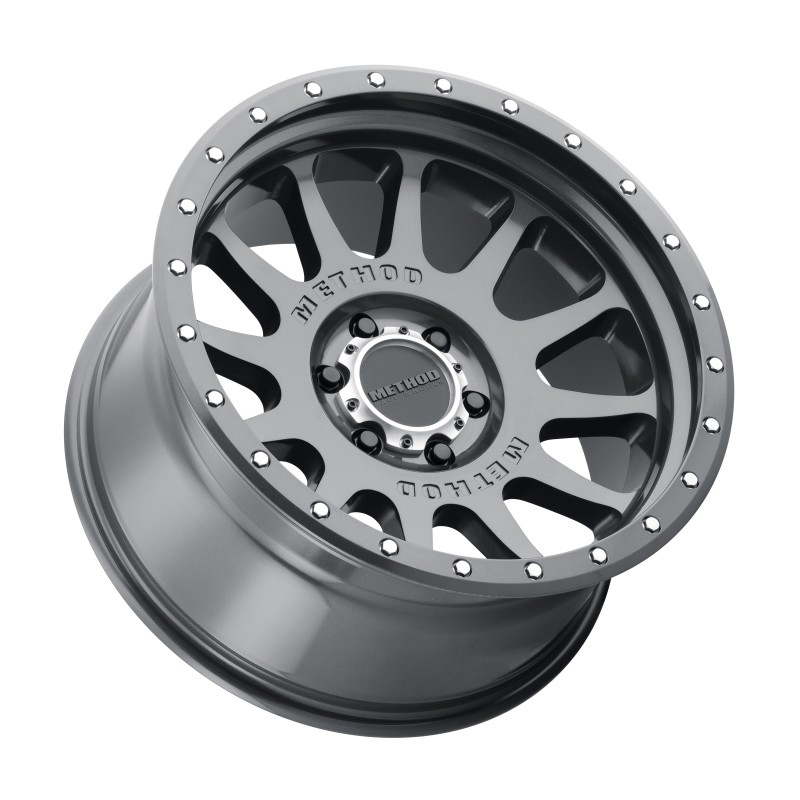 MR605 NV 20x10 -24mm Offset 6x135 87mm CB Gloss Titanium Wheel - Click Image to Close