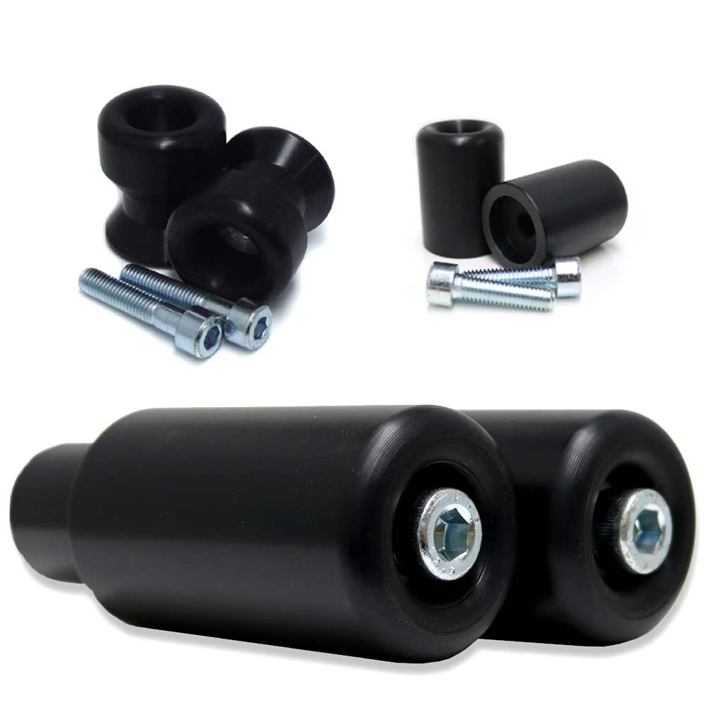 Standard Frame Sliders - Black - For 17-19 Kawasaki Z650 EX650 Ninja - Click Image to Close