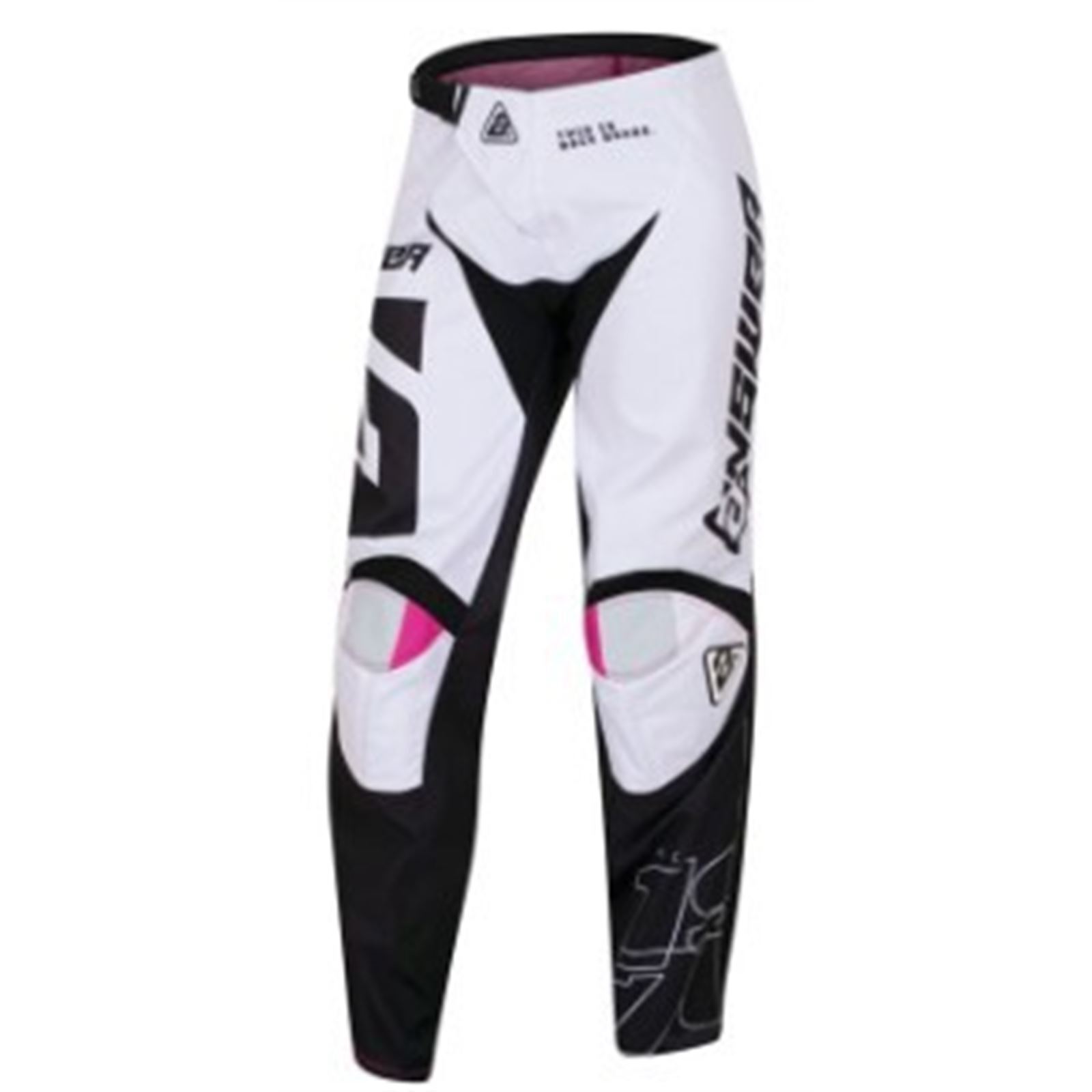 23 Syncron CC Pant Black/White/Rhodamine Womens - 2 Regular - Click Image to Close