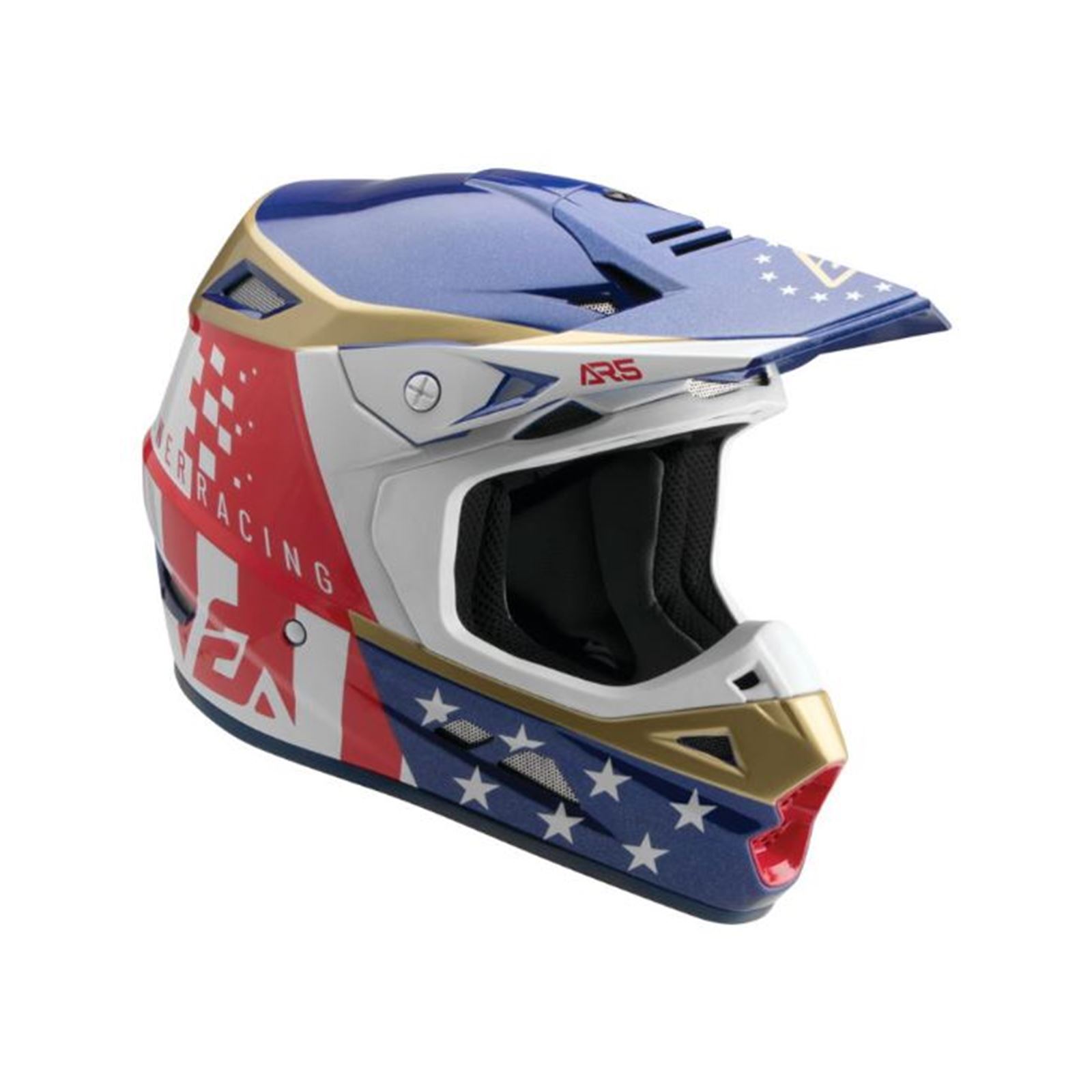 Answer AR5 Rally Helmet Mips Red/White - Large - Click Image to Close