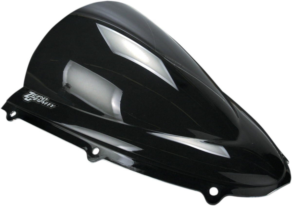 Dark Smoke Double Bubble Windscreen For 05-08 ZX6R & 06-07 ZX10R - Click Image to Close