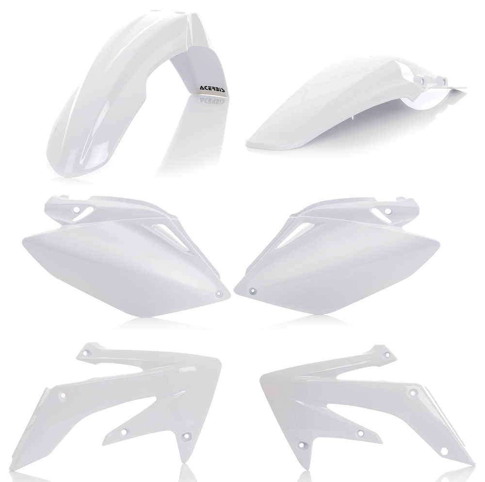 White Plastic Kit - For 06-09 Honda CRF250R - Click Image to Close