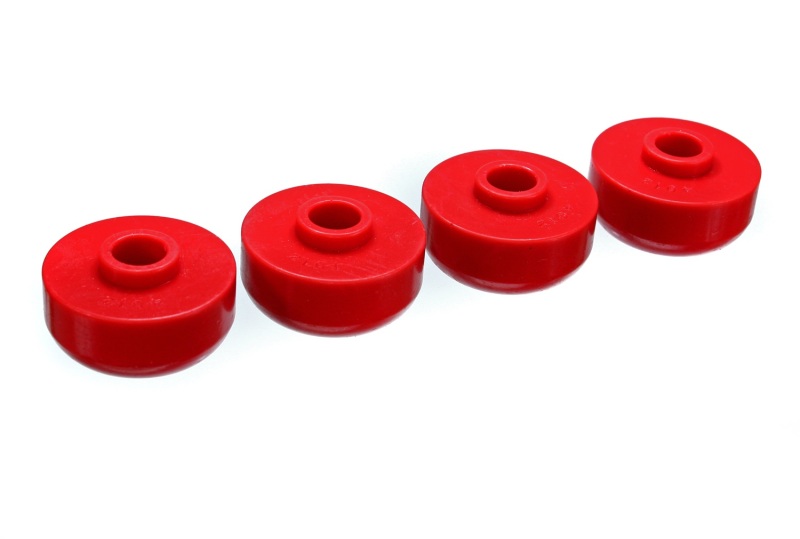 63-82 Chevrolet Corvette Red Rear Leaf Spring Bushing Set - Click Image to Close