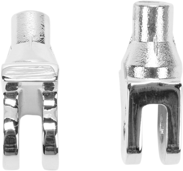 Tapered Peg Adaptor Triumph Chrome - Click Image to Close