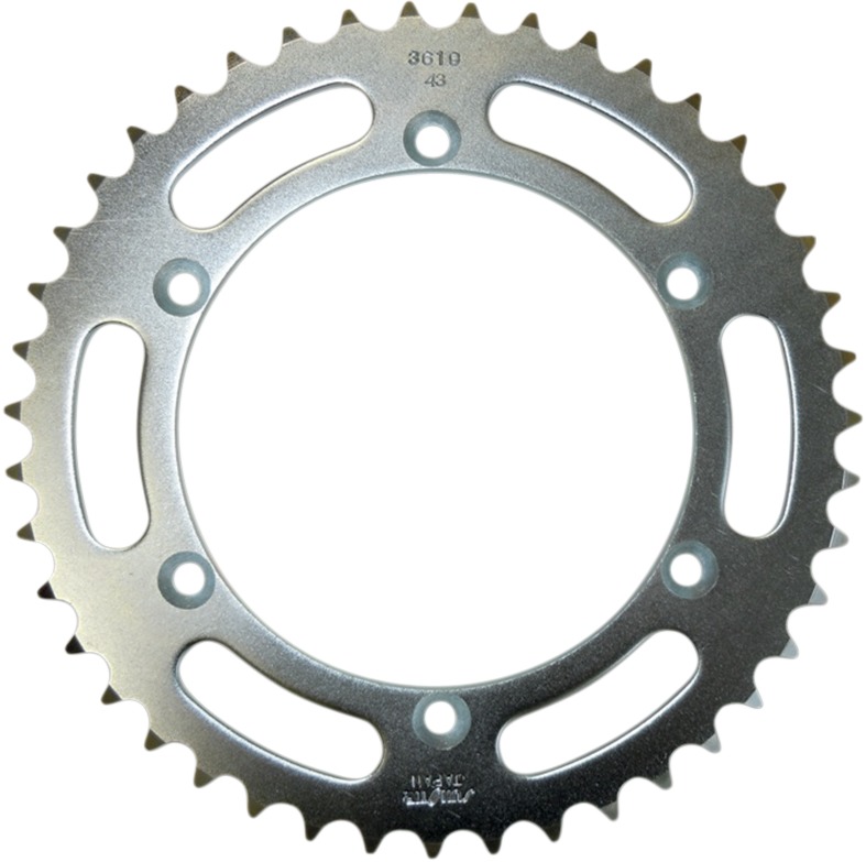 Rear Steel Sprocket 43T - For 82-18 Kawasaki Suzuki - Click Image to Close