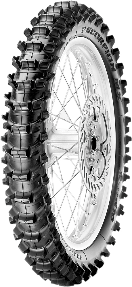 Scorpion MX Soft 410 Bias Rear Tire 100/90-19 Tube Type - Click Image to Close