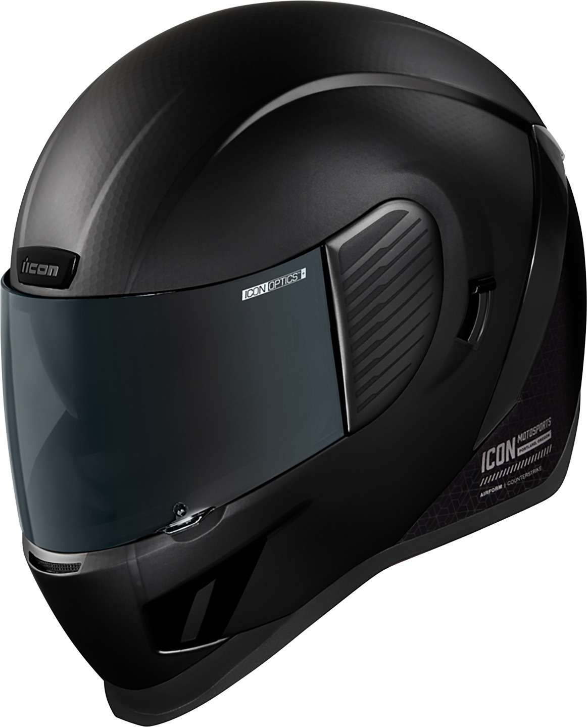 ICON Airform Counterstrike MIPS Helmet Black Matte L - Full-face helmet with MIPS protection - Click Image to Close