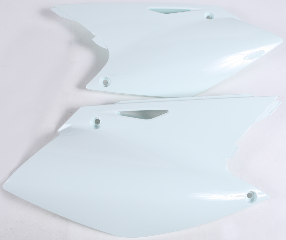 Side Panels - White - For 04-05 KX250F & 04-06 RMZ250 - Click Image to Close