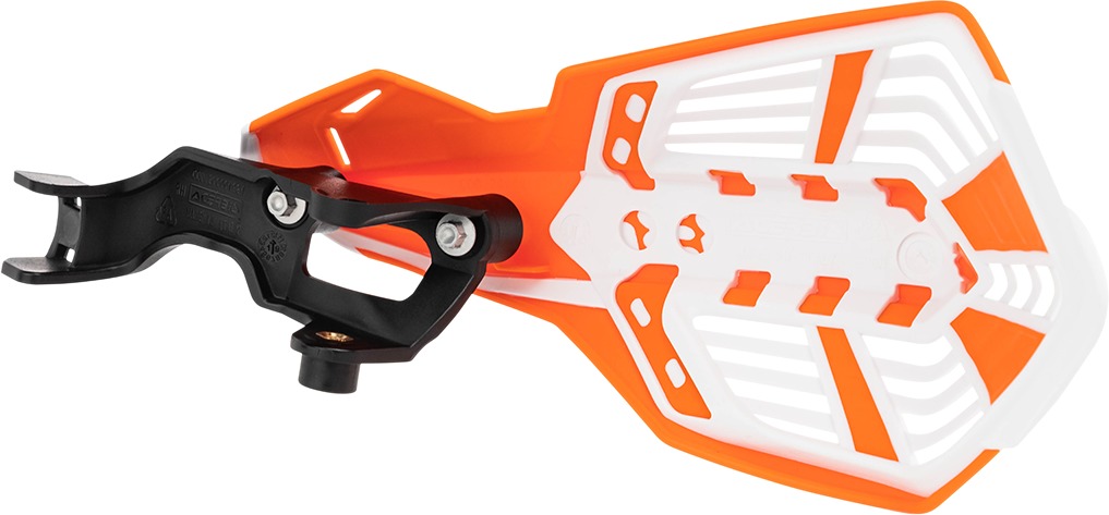 K-Future Handguards - Orange & White - KTM/HUS Direct fixing to Brembo / Magura MC - Click Image to Close