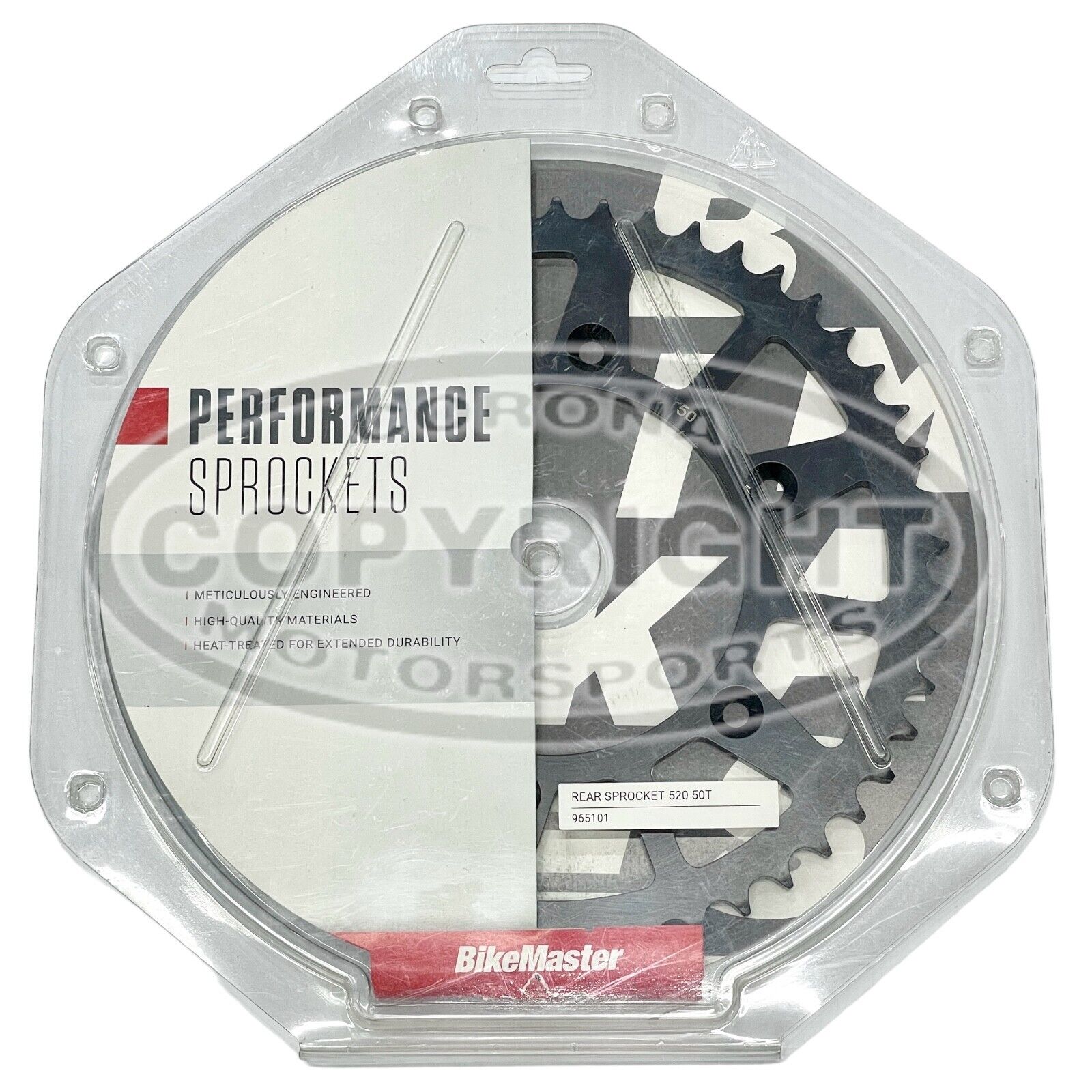 Beta Rear Steel Sprocket 520 50T - Black - Click Image to Close