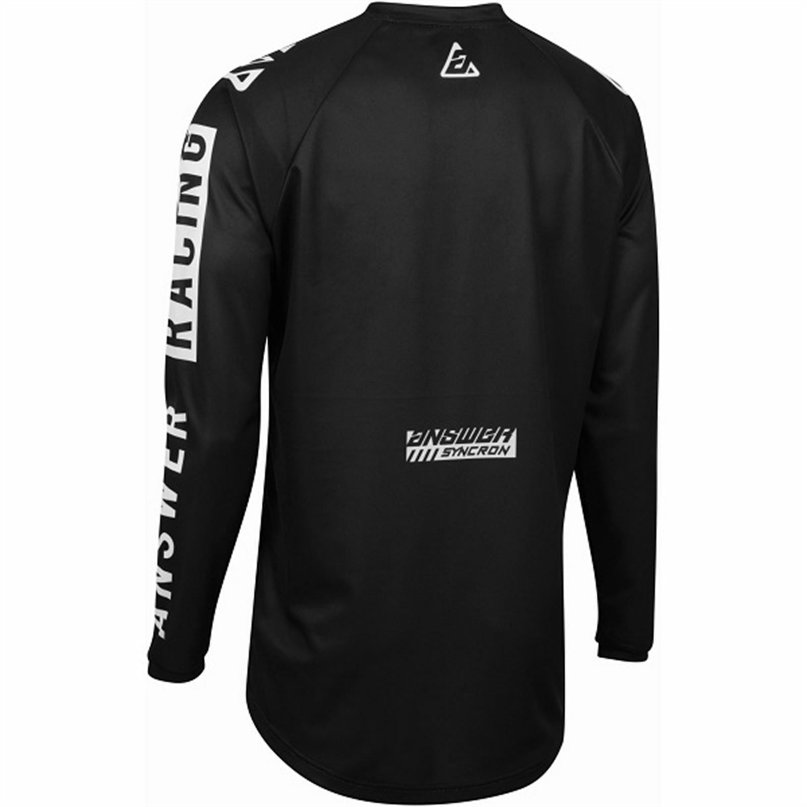 Syncron Merge Jersey Black/White Youth - XS - Click Image to Close