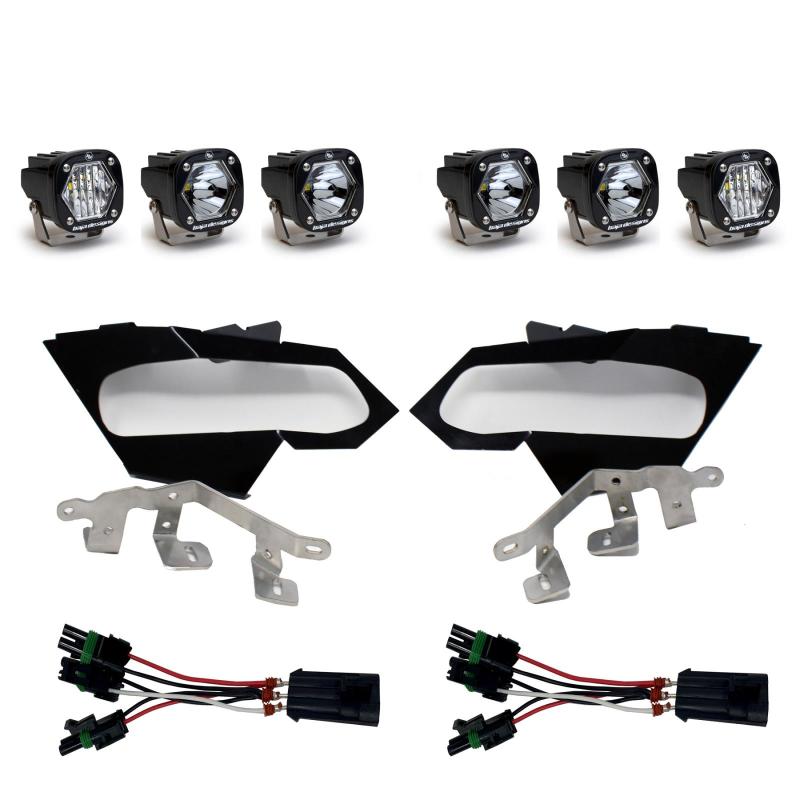 Can-Am X3 Headlight Kit S1 Spot W/C Headlight Kit - Click Image to Close