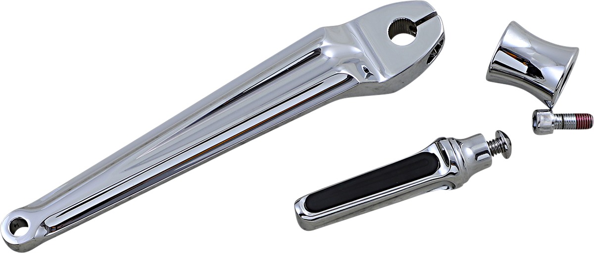 Contour Aluminum Toe Shift Lever Chrome - Click Image to Close