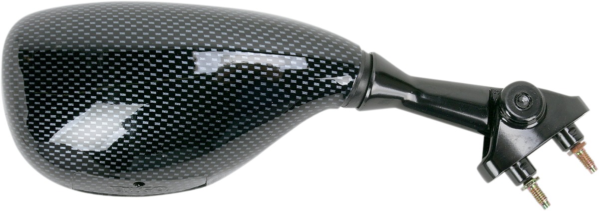 Right Mirror Replacement - Carbon Fiber Look - For 03-04 ZX6R/RR - Click Image to Close