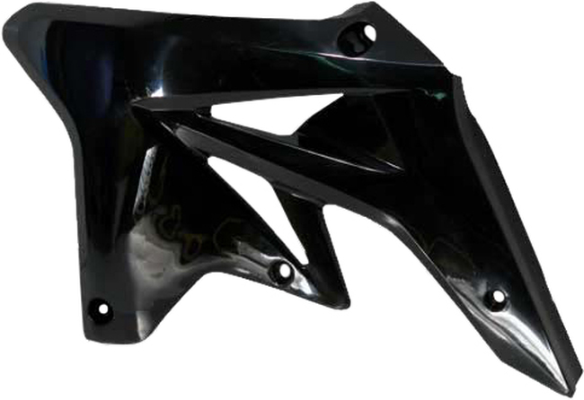 Radiator Shrouds - Black - For 07-09 Suzuki RMZ250 - Click Image to Close