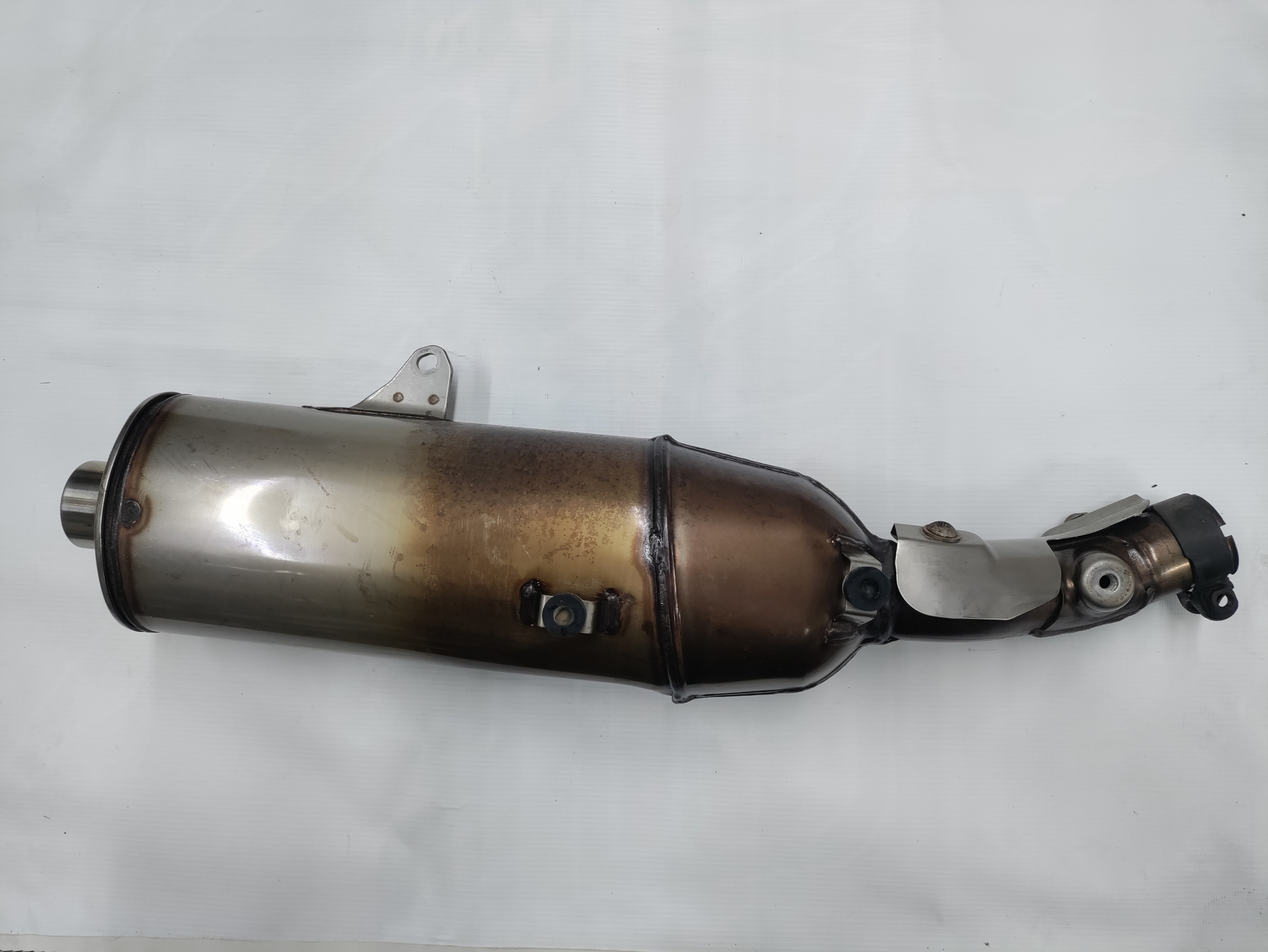 Used Honda CRF250X Slip On Muffler w/ Spark Arrester - For 04-05 CRF250R & 04-17 CRF250X - Click Image to Close