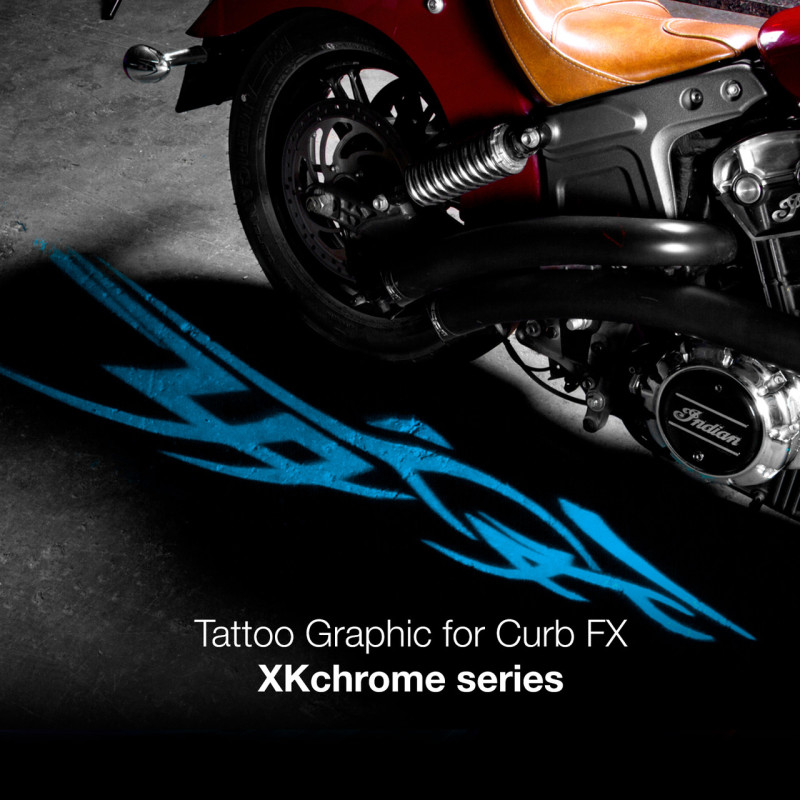 XK Glow 2pc CurbFX Film+Optic Tatoo Style - Click Image to Close