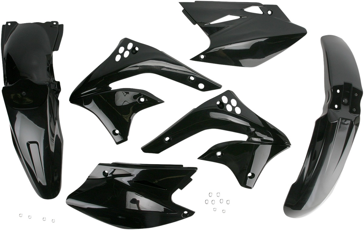 Black Plastic Kit - For 06-08 Kawasaki KX450F - Click Image to Close