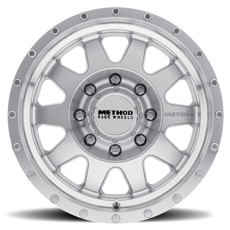 MR301 The Standard 17x9 -12mm Offset 8x6.5 130.81mm CB Machined/Clear Coat Wheel - Click Image to Close