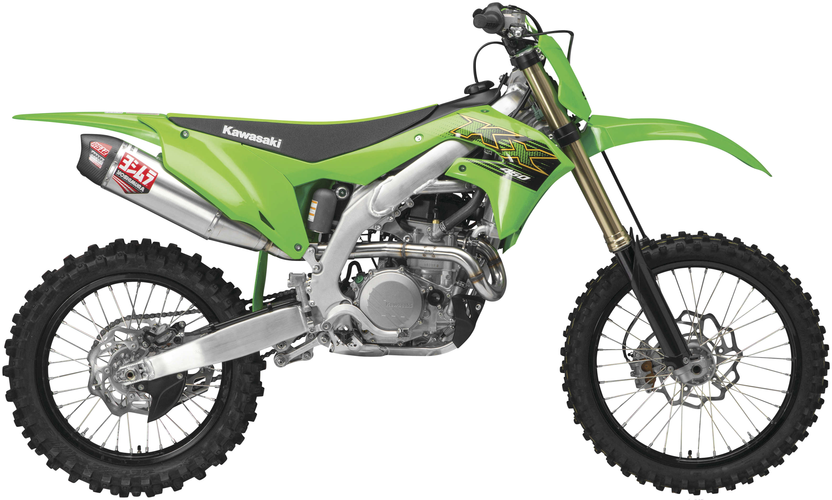 Stainless Steel RS12 Full Exhaust - For 19-21 Kawasaki KX450 - Click Image to Close