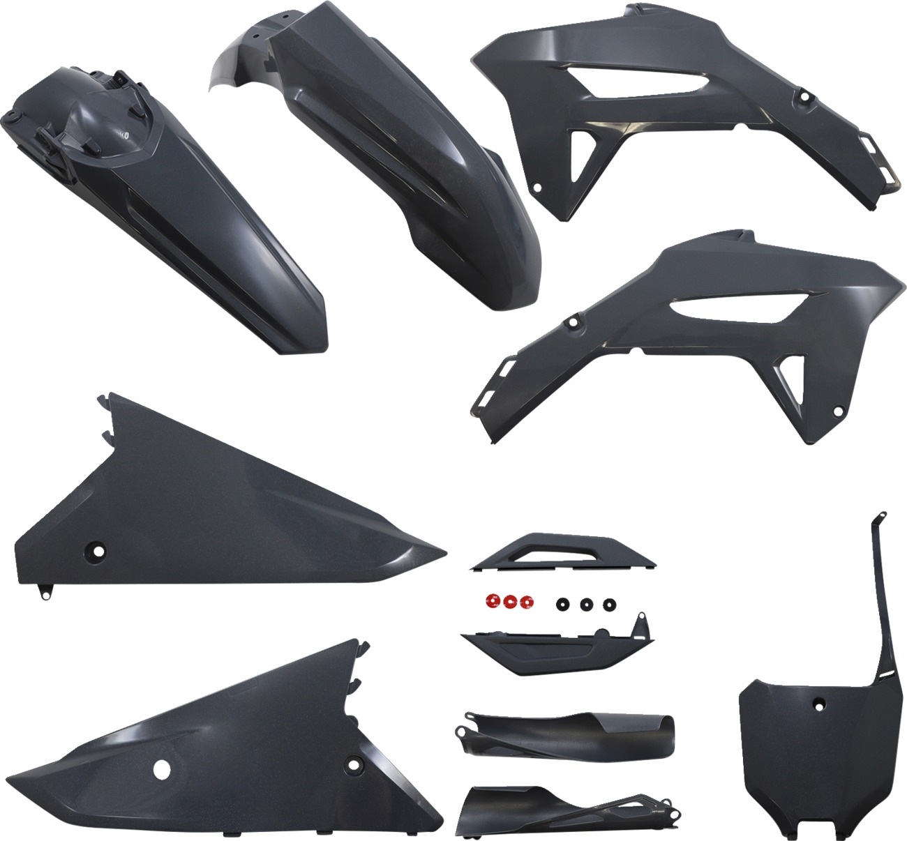 Full Plastic Kits for Honda - Plst Kt Full Gry Metallic - Click Image to Close