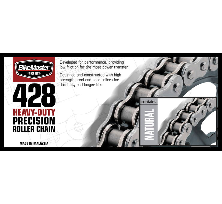 BikeMaster 428Hx122 Heavy Duty Chain - 122 Links - Click Image to Close